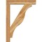 Ekena Millwork Funston Block Rough Sawn Bracket w/ Offset Brace, Western Red Cedar, 6"W x 30"D x 42"H BKT0604X30X42FST05RWR - alternate 4